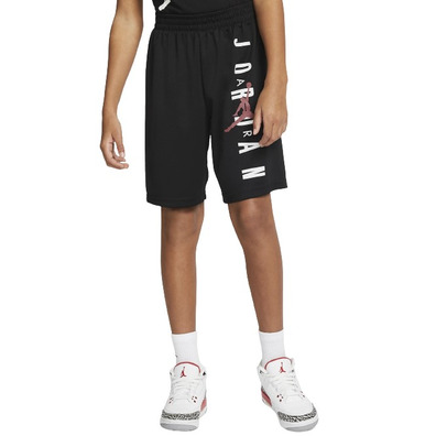 Jordan Kids Vert Mesh Short "Black"