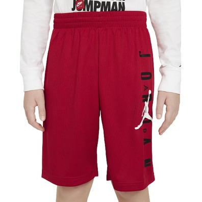 Jordan Kids Vert Mesh Short "Gym Red"