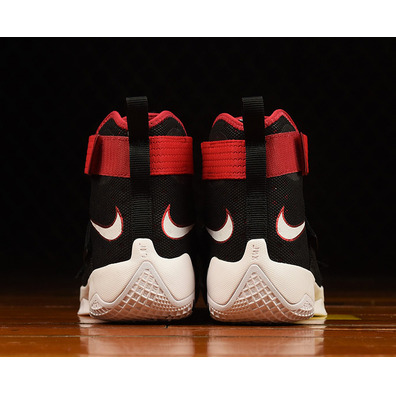 LeBron Soldier 10 SFG (GS) "Bred" (016/black/white/university red)