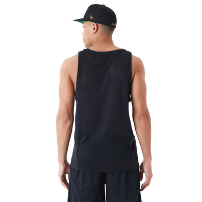 New Era Arch Logo Mesh Tank Top "Black"