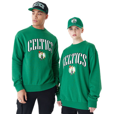 New Era NBA Boston Celtics Arch Graphic Oversized Crew Neck Sweatshirt