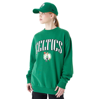 New Era NBA Boston Celtics Arch Graphic Oversized Crew Neck Sweatshirt