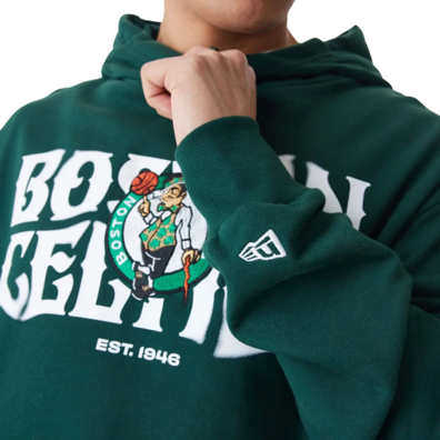 New Era NBA Boston Celtics CF Graphic Oversized Pullover Hoodie