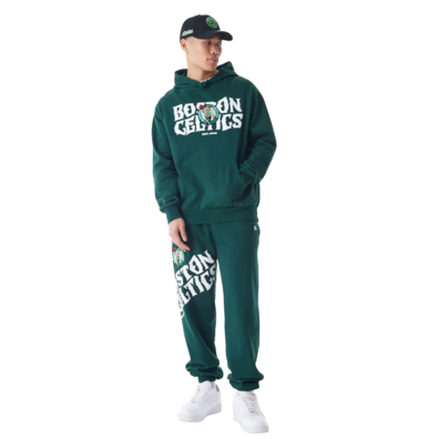 New Era NBA Boston Celtics CF Graphic Oversized Pullover Hoodie