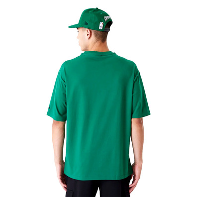 New Era NBA Boston Celtics Large Wordmark Oversized T-Shirt