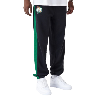 New Era NBA Boston Celtics Mesh Panel Grey Relaxed Joggers