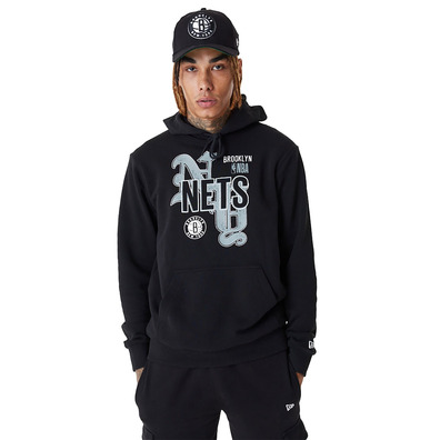 New Era NBA Brooklyn Nets Team Graphic Hoodie