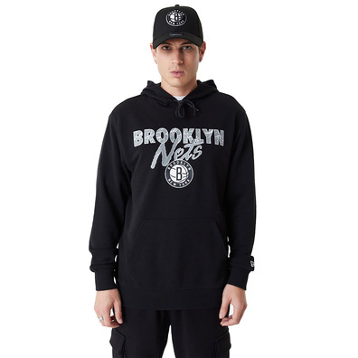 New Era NBA Brooklyn Nets Team Script Hoodie