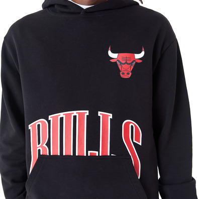 New Era NBA Chicago Bulls Arch Graphic Oversized Pullover Hoodie