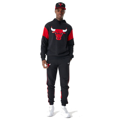 New Era NBA Chicago Bulls Colour Block Oversized Hoodie