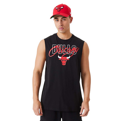 New Era NBA Chicago Bulls NBA Script Essential Sleeveless Tee