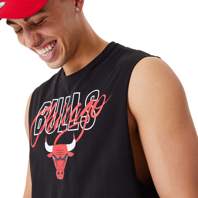 New Era NBA Chicago Bulls NBA Script Essential Sleeveless Tee