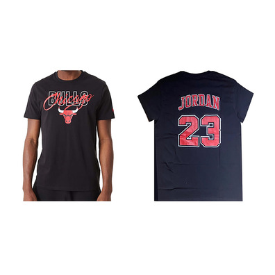 New Era NBA Chicago Bulls NBA Script Tee # 23 Jordan #