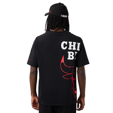 New Era NBA Chicago Bulls Side Logo Oversize Tee