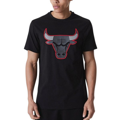 New Era NBA Chicago Bulls Outline Tee "Black"