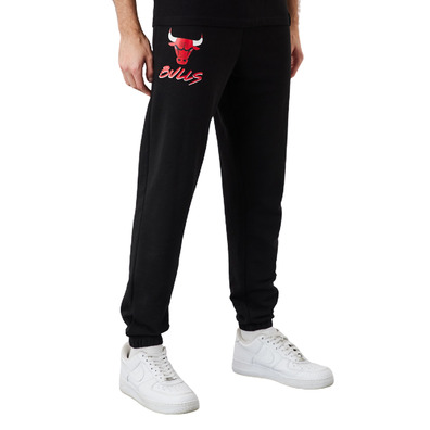 New Era NBA Chicago Bulls Script Logo Jogger "Black"