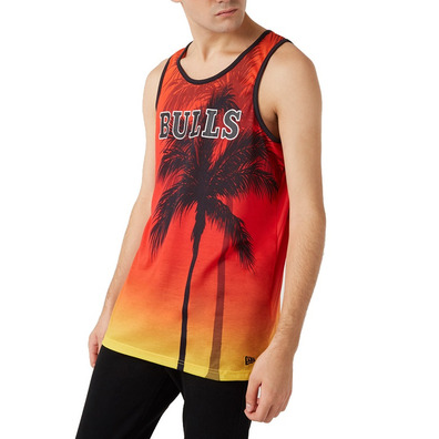 New Era NBA Chicago Bulls Summer City AOP Tank Top