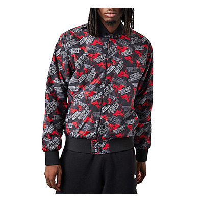 New Era NBA Chicago Bulls Team All Over Print Bomber Jacket