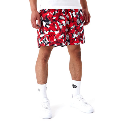 New Era NBA Chicago Bulls Team All Over Print Shorts