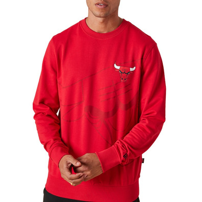 New Era NBA Chicago Bulls Washed Graphic Sweatshirt