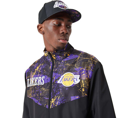 New Era NBA L.A Lakers AOP Panel Track Jacket