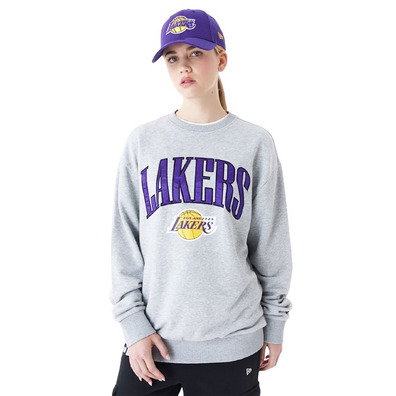 New Era NBA L.A Lakers Arch Graphic Oversized Crew Neck Sweatshirt