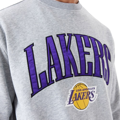 New Era NBA L.A Lakers Arch Graphic Oversized Crew Neck Sweatshirt