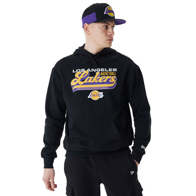 New Era NBA L.A Lakers Retro Graphic Oversized Hoodie "Black"