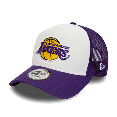 New Era NBA L.A Lakers Team Colour A-Frame Trucker Cap "Purple"