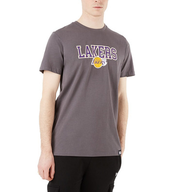 New Era NBA L.A Lakers Throwback Graphic T-Shirt "Grey"