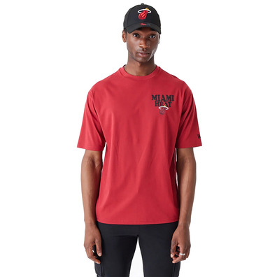 New Era NBA Miami Heat Script Oversized T-Shirt