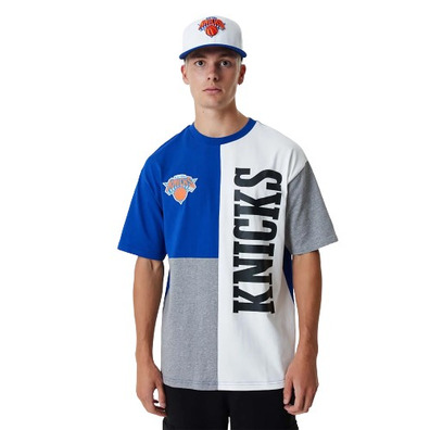 New Era NBA New York Knicks Cut And Sew Oversized Tee