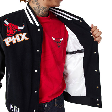 New Era NBA Team All Over Badge Varsity Jacket