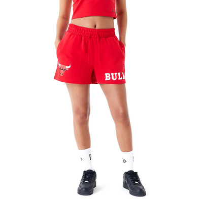 New Era NBA Team Chicago Bulls Logo Womens Shorts