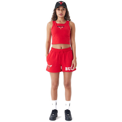 New Era NBA Team Chicago Bulls Logo Womens Shorts