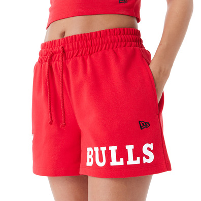 New Era NBA Team Chicago Bulls Logo Womens Shorts