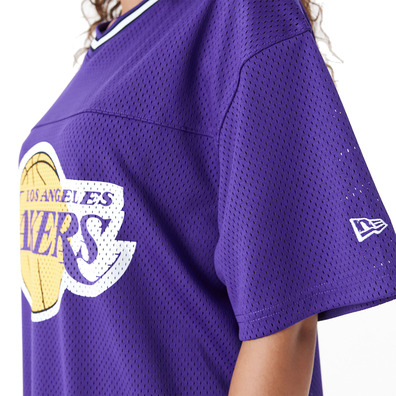 New Era NBA Team LA Lakers Womens Mesh Dress T-shirt