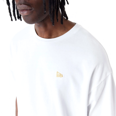 New Era NY Sticker Oversized T-Shirt "White "