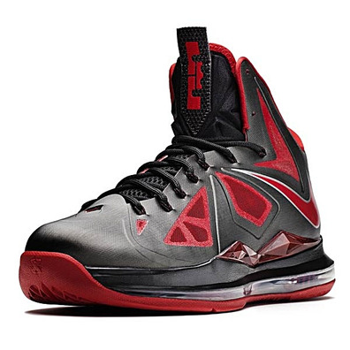 Lebron X "BlacRed Diamond" (006/preto/vermelho)