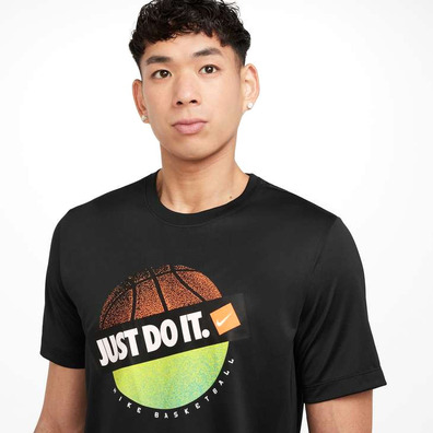 Nike Camiseta Dri Fit Basket Just Do It "Black"