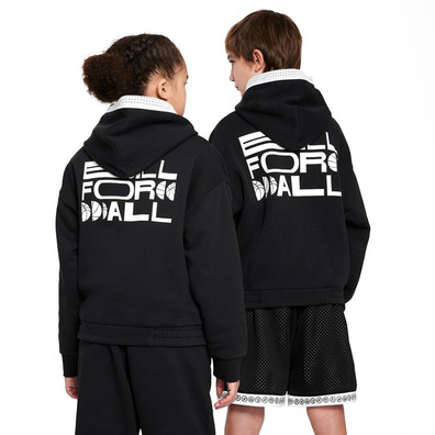 Nike Culture of Basketball Kids Reversible Hoodie "Black"