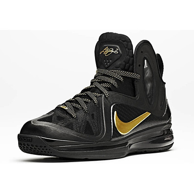 Lebron 9 P.S. Elite "Away" (002/black/gold)