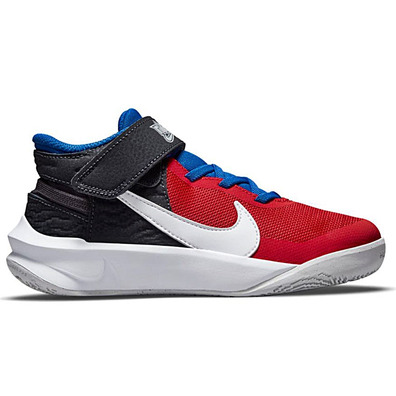 Nike Team Hustle D 10 FlyEase (PS) "RedBlack"