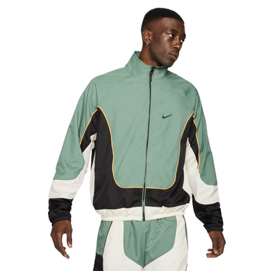 Nike Throwback Men's Basketball Jacket "Dutch Green"