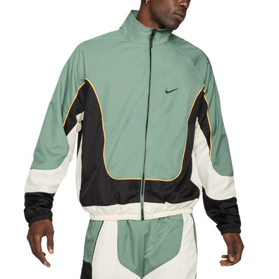 Nike Throwback Men's Basketball Jacket "Dutch Green"