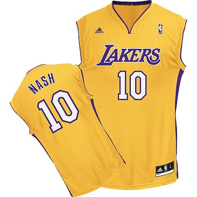 Int Replica Jersey Nash Lakers (yellow)