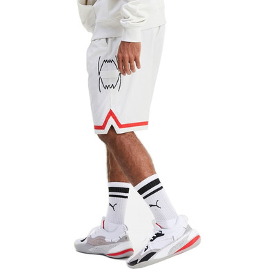 Puma Basketball Franchise Woven Short "Vaporus Gray"