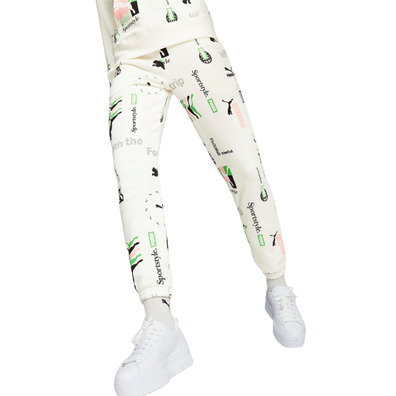 Puma CLASSICS Brand Love AOP Sweatpants TR "Warm white"