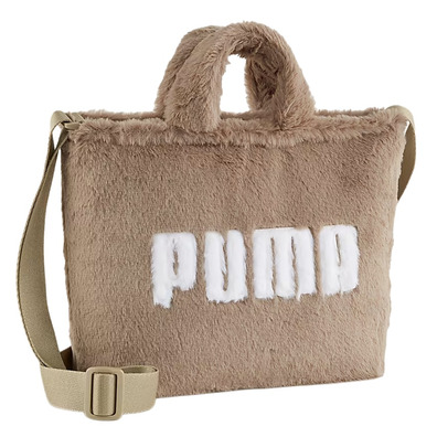 Puma Core Fur Mini Tote "oak Brach"