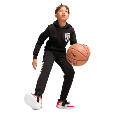 Puma Junior Basketball Blueprint Pants Fleece "Black"